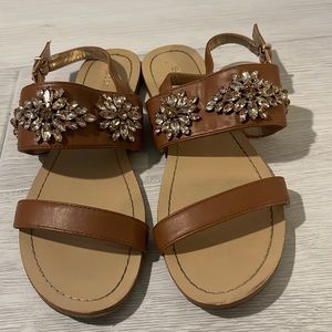 BCBG Sandals W/ Bling Jewels